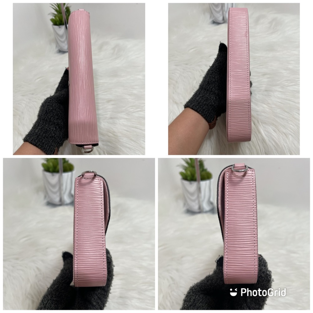 🔥SOLD 🔥Felicie Pochette Epi in Rose Ballerine - Picture 6 of 14